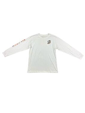 Peloton together we go far White Long Sleeve Shirt with Logo